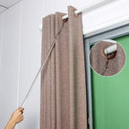 2 Pack 36 Inch Universal Drapery Pull Rod Invisible Clear Curtain Wand for Easier Opening and Back (Acrylic, 36") TOOFN