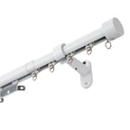 SOLOKOS Telescoping Curtain Rod – Adjustable Curtain Pole Track for Wall Mount, Heavy-Duty Aluminum, Extendable Length SOLOKOS Curtain Space