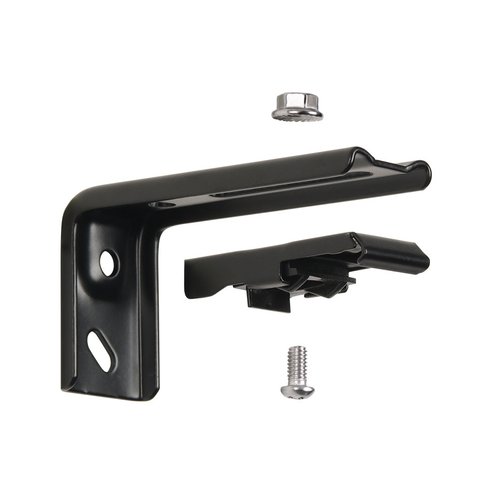 6-Pack Multipurpose Wall Mounted Curtain Bracket Thickened Metal and Super Strong Load-Bearing Capacity (Black)