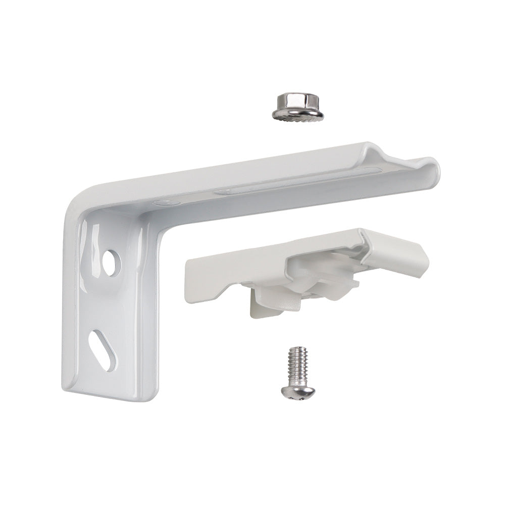 6-Pack Multipurpose Wall Mounted Curtain Bracket Thickened Metal and Super Strong Load-Bearing Capacity(White)