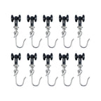 SOLOKOS Curtain Track Rollers – Smooth Gliders with Metal Hooks for Curtain Rail, Noise-Free & Rustproof SOLOKOS Curtain Space