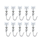 SOLOKOS Curtain Track Rollers – Smooth Gliders with Metal Hooks for Curtain Rail, Noise-Free & Rustproof SOLOKOS Curtain Space