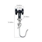SOLOKOS Curtain Track Rollers – Smooth Gliders with Metal Hooks for Curtain Rail, Noise-Free & Rustproof SOLOKOS Curtain Space